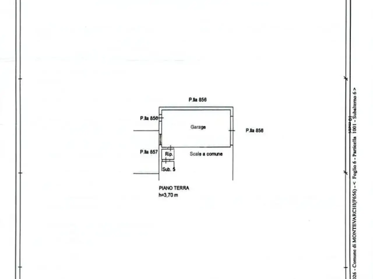 Magazzino in Via Piave 34, Montevarchi, {3} - Planimetria 1