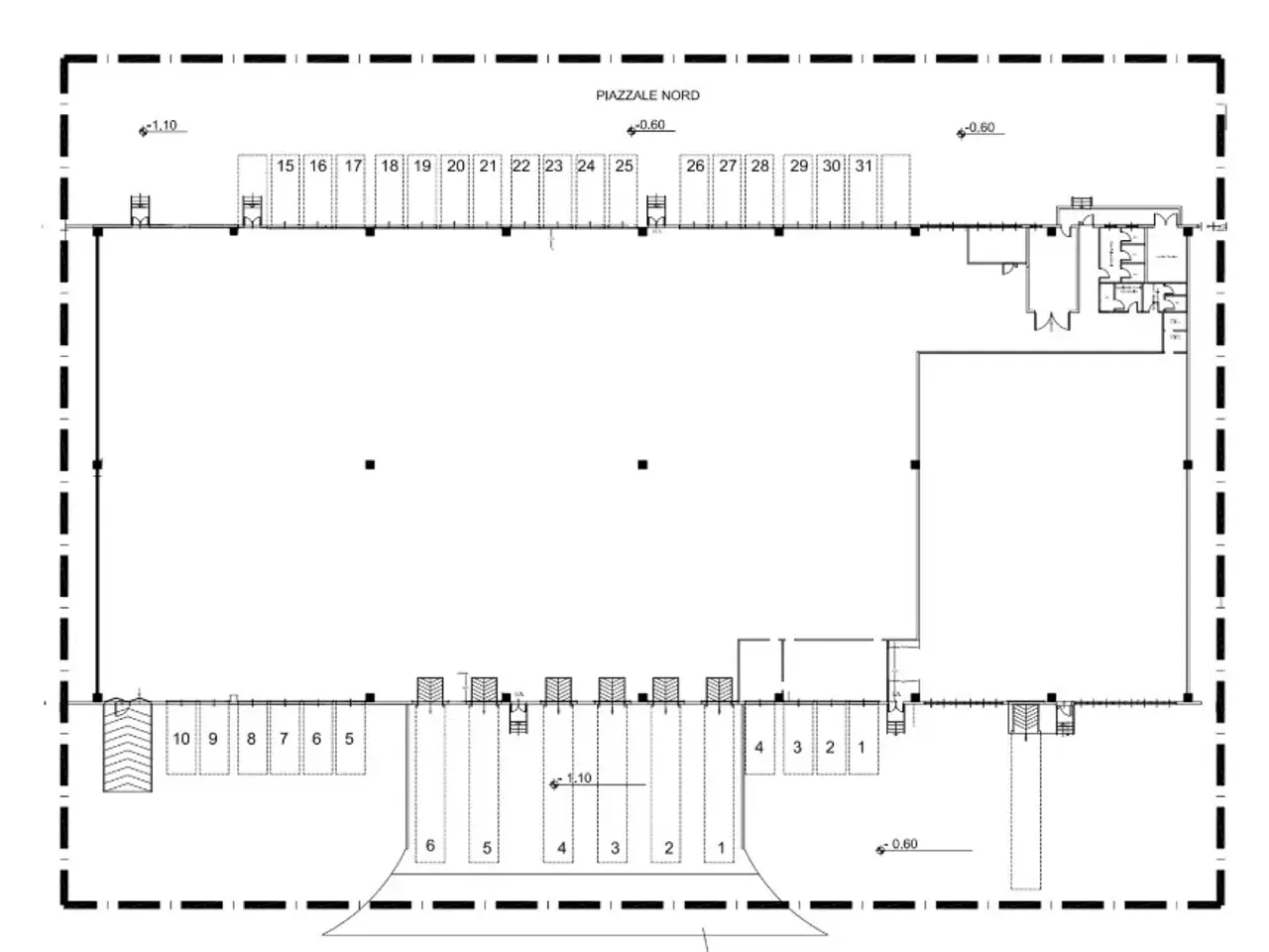 Capannone in Via della Corona Boreale, 240, 00050, Fiumicino, {3} - Planimetria 1