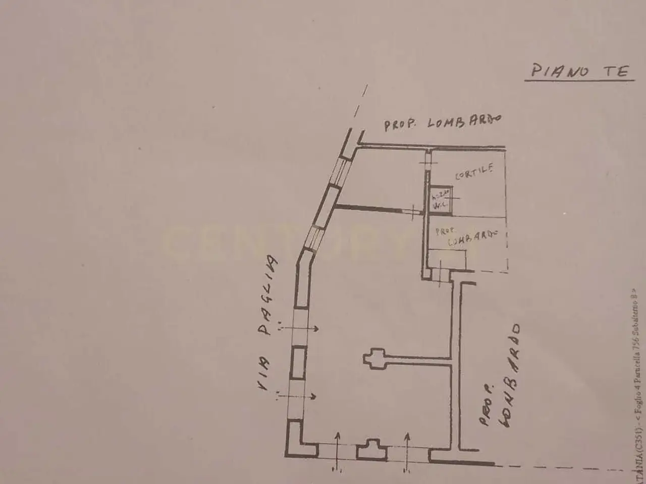 Negozio in Via del Bosco, Catania, {3} - Planimetria 1