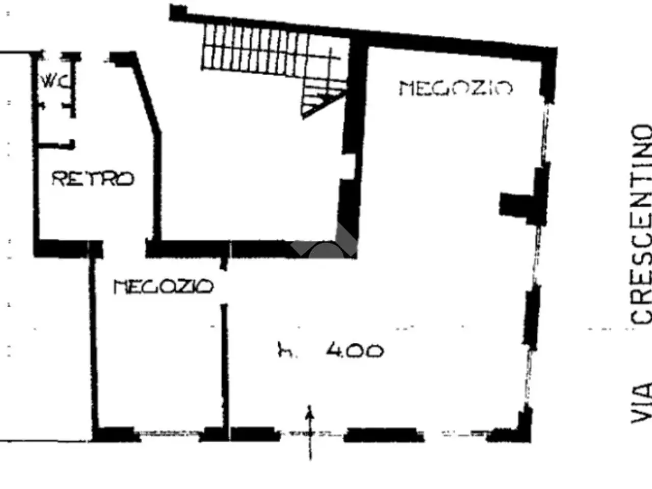 Negozio in Via Crescentino 34, Torino, {3} - Planimetria 1