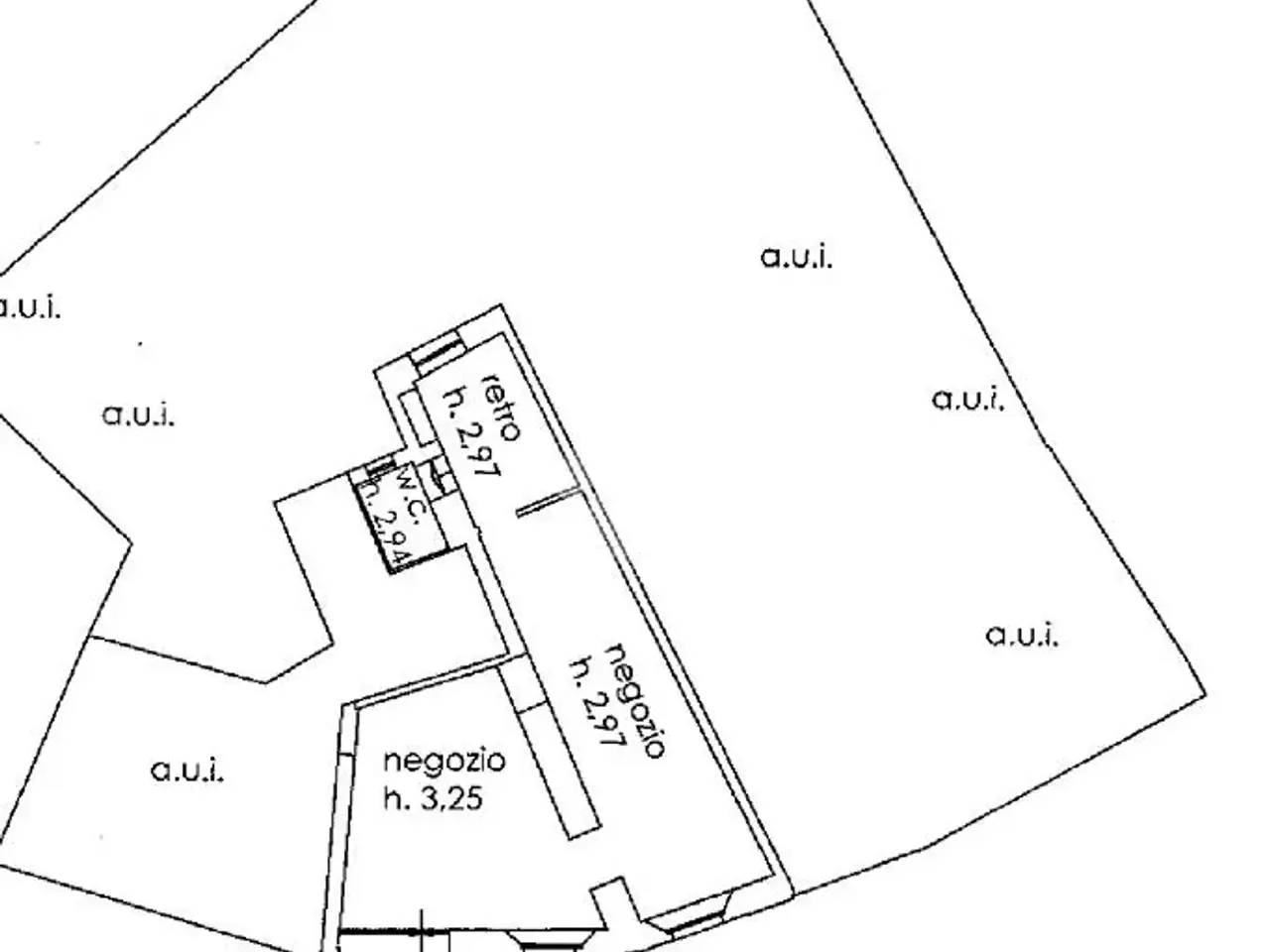 Negozio in Via Carbonari 28, Cesena, {3} - Planimetria 1