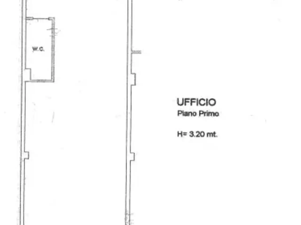 Ufficio in Via Tuscolana 1890, Roma, {3} - Planimetria 1