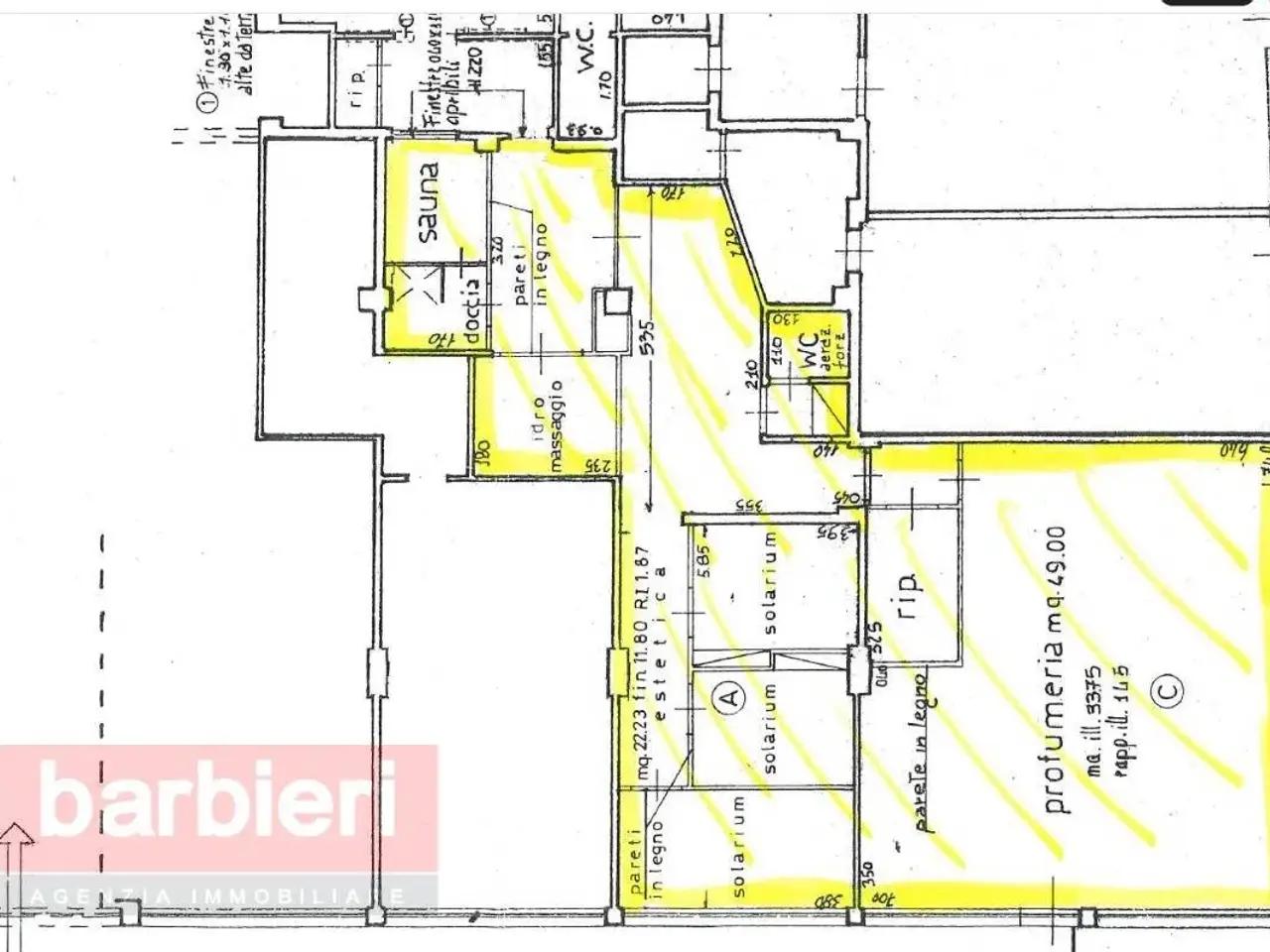 Negozio in Viale Volturno 39, Cervia, {3} - Planimetria 1