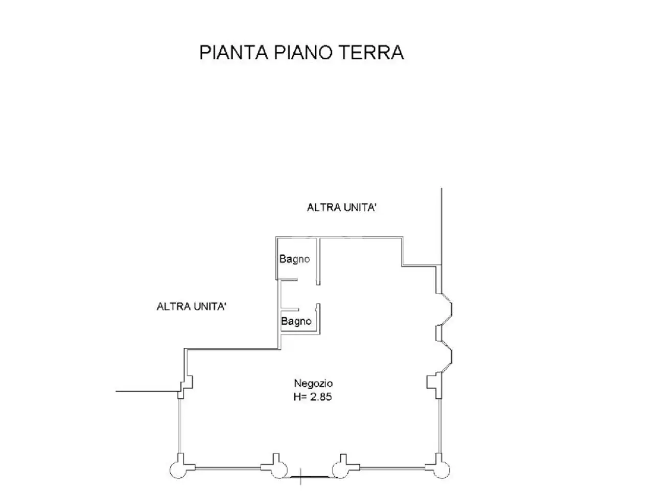 Negozio in Via Lombardia 17, Volta Mantovana, {3} - Planimetria 1