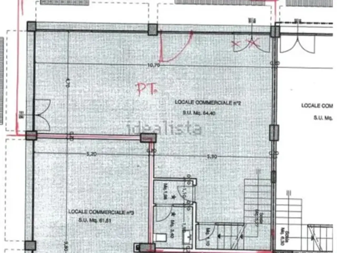 Negozio in Via Guglielmo Oberdan, Lecce, {3} - Planimetria 1