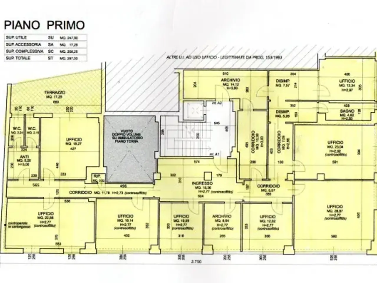 Ufficio in Via Giovanni Sabbatini 13, Modena, {3} - Planimetria 1