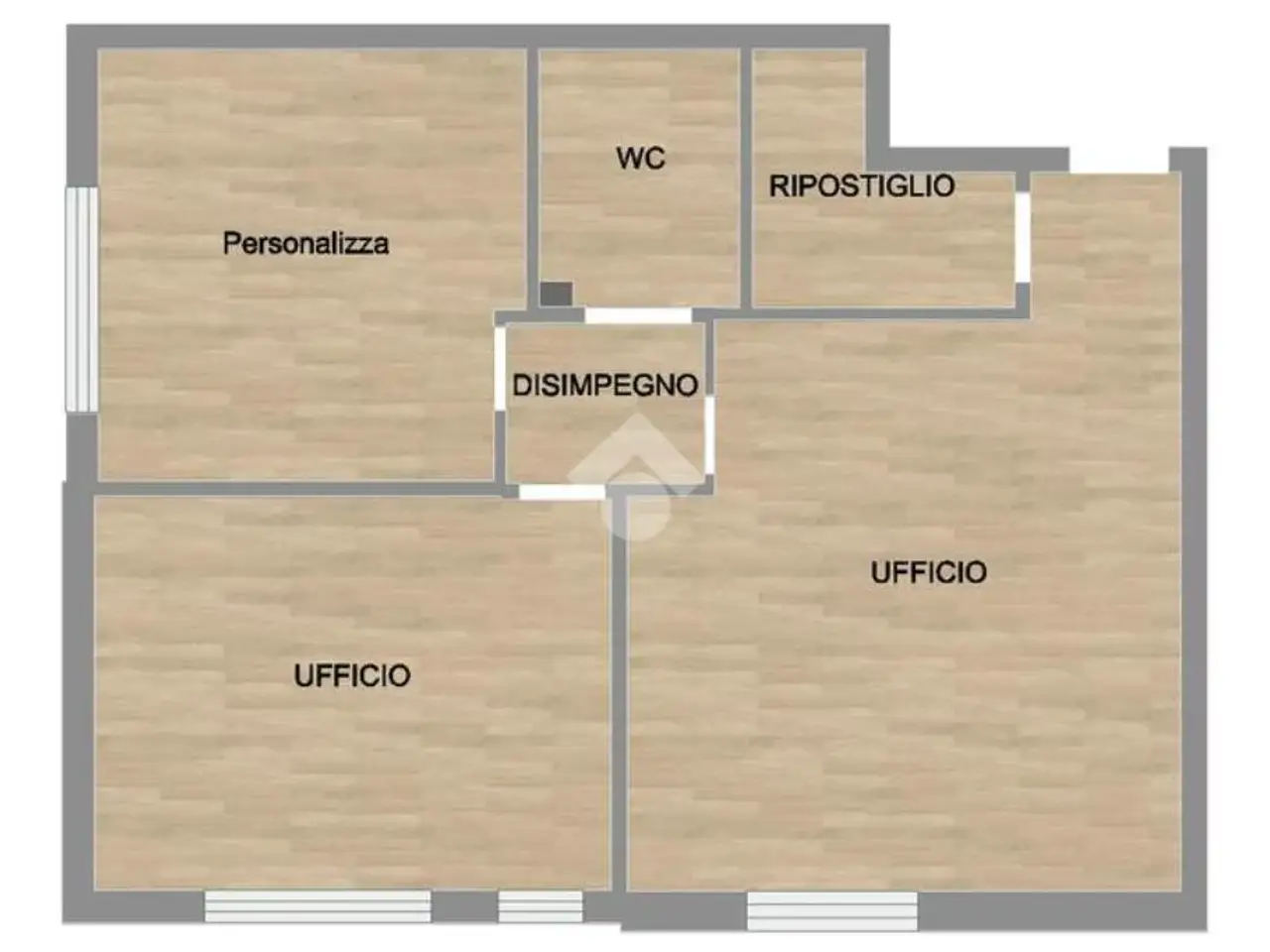 Ufficio in Via Castelfranco 16, Padova, {3} - Planimetria 1