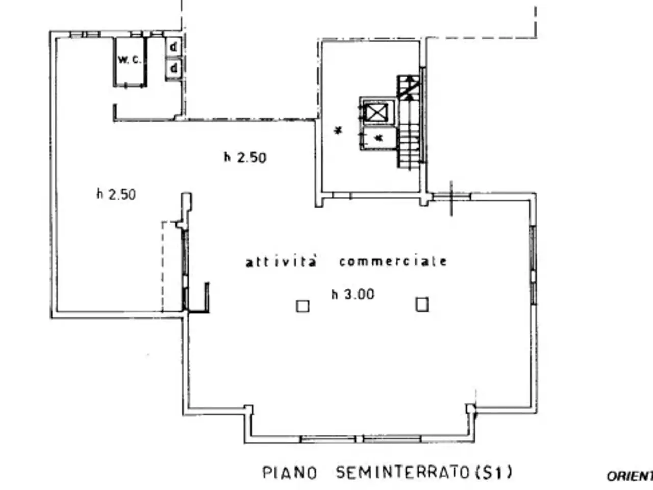 Negozio in Viale Cesare Battisti 2, Fano, {3} - Planimetria 1