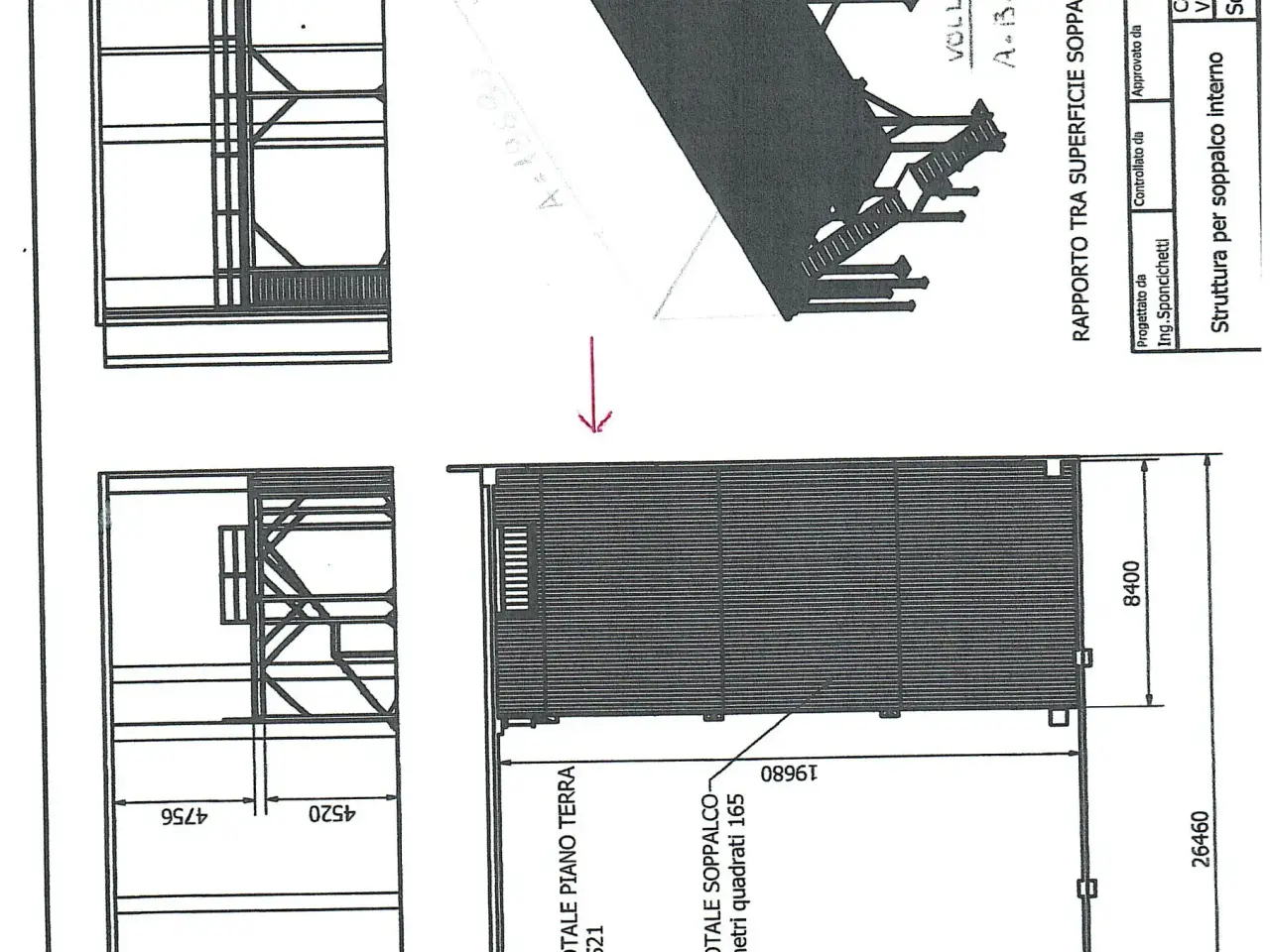 Capannone in Via Pecorina, Sarzana, {3} - Planimetria 1