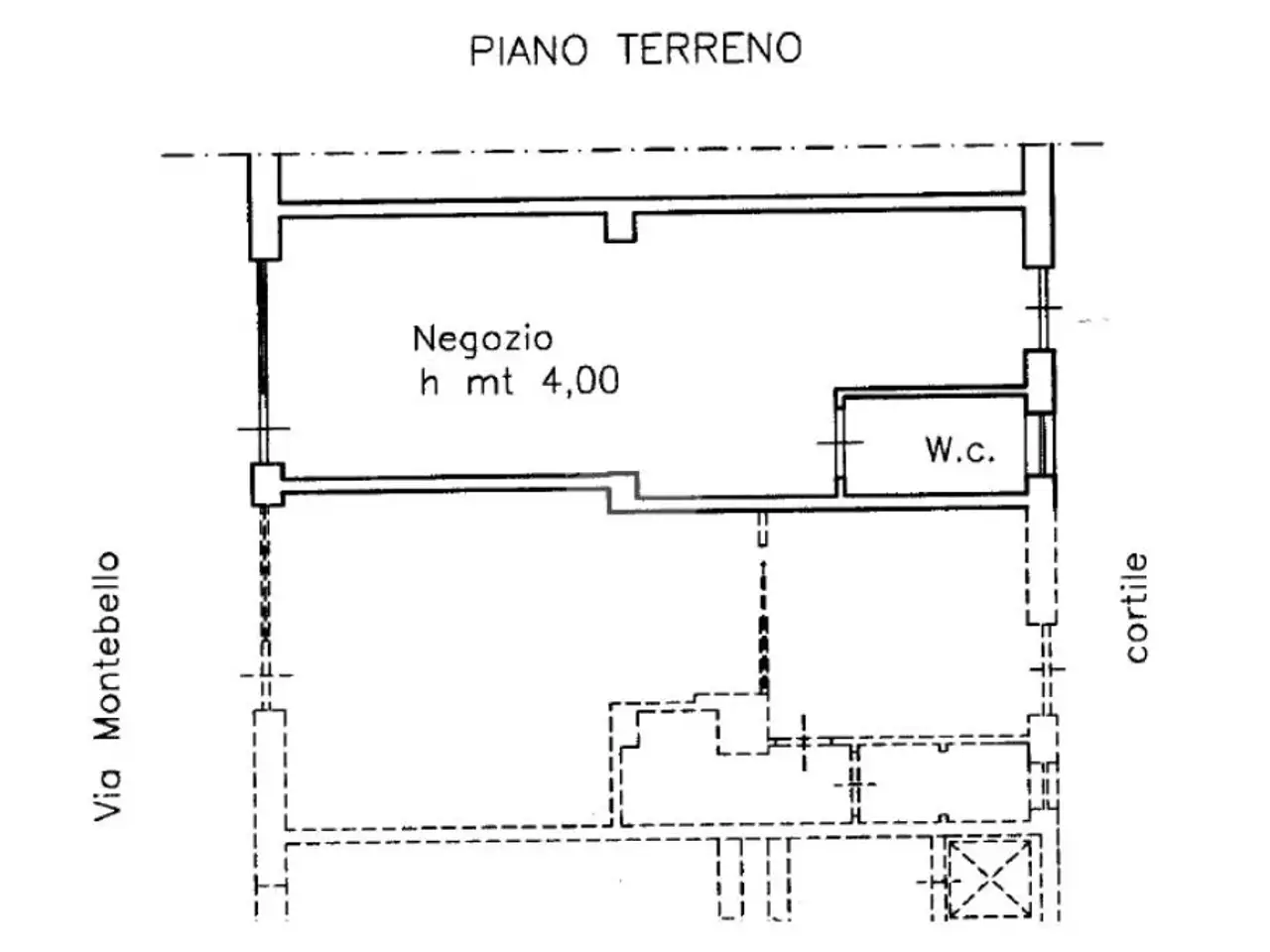 Negozio in Via Montebello 29, Pinerolo, {3} - Planimetria 1