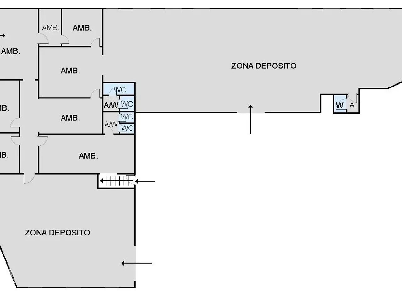 Magazzino in Via Eugenio Leotta 13, Palermo, {3} - Planimetria 1