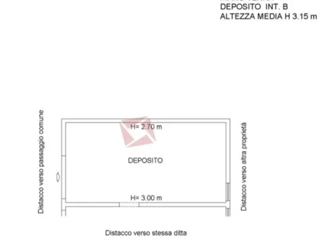 Negozio in Via Casilina, Roma, {3} - Planimetria 1