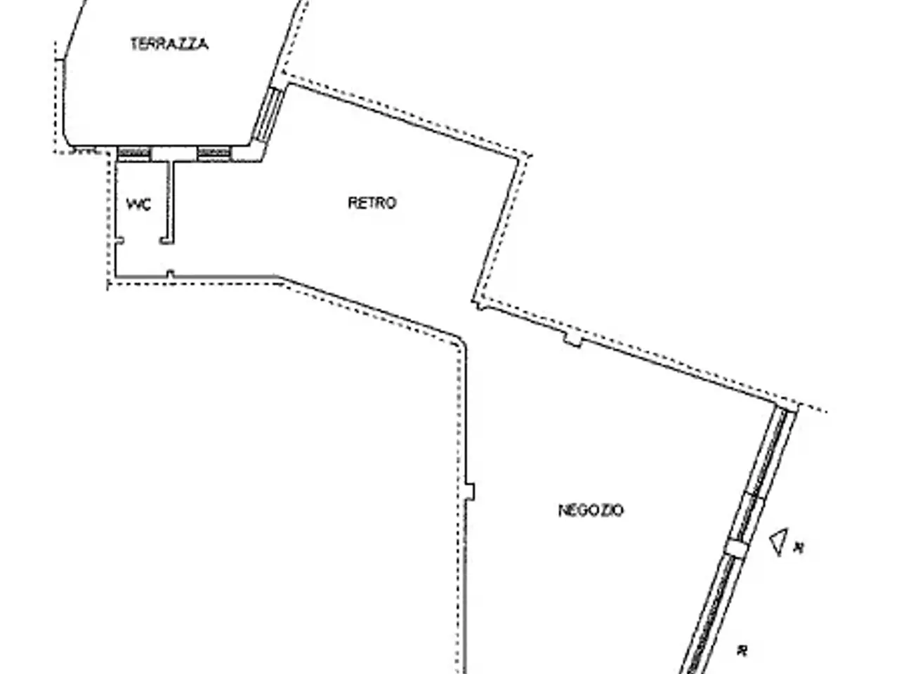 Locale commerciale in Viale Alessandro Guidoni, Firenze, {3} - Planimetria 1