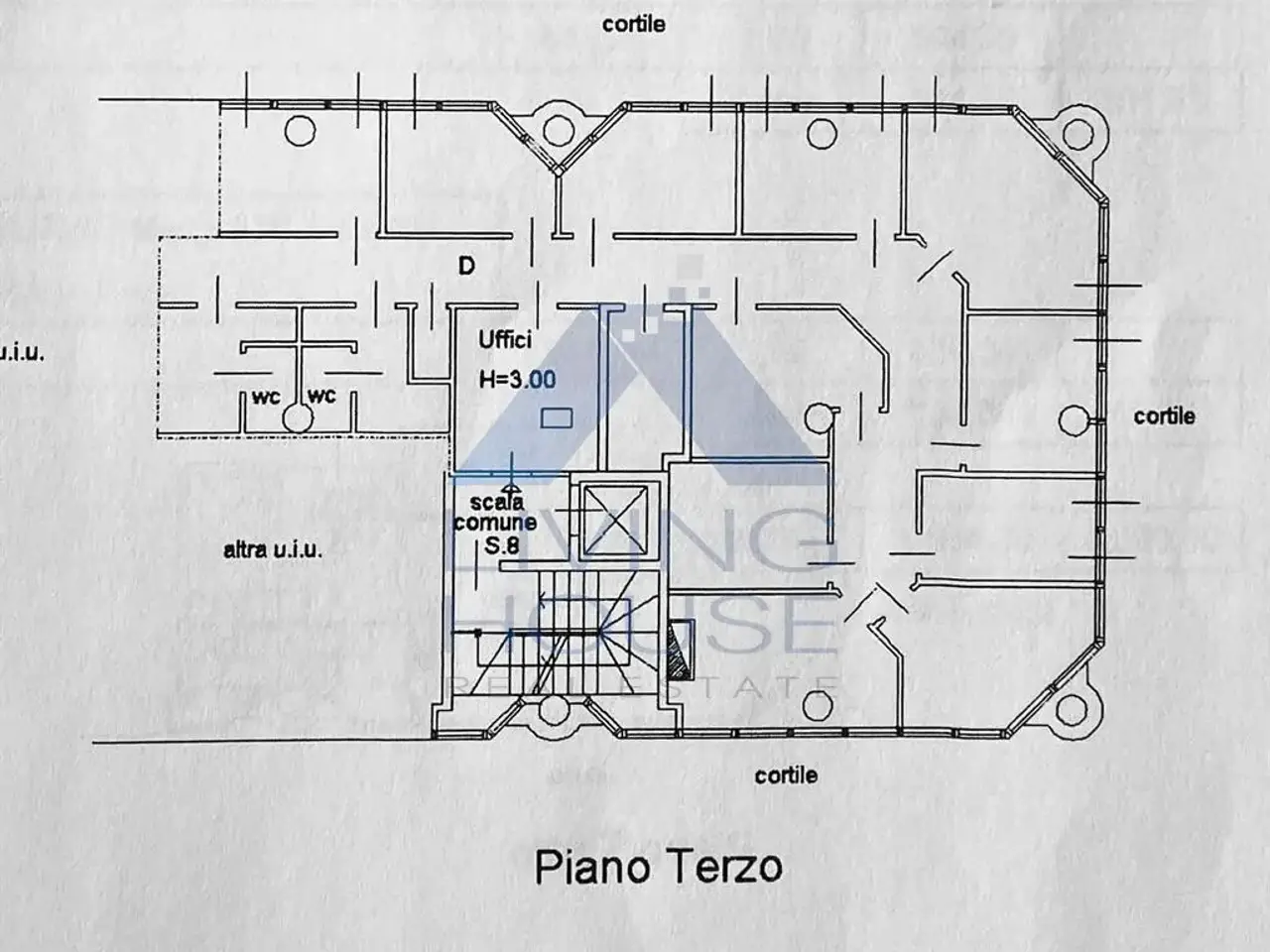 Ufficio in Piazza La Pira 6, Lissone, {3} - Planimetria 1