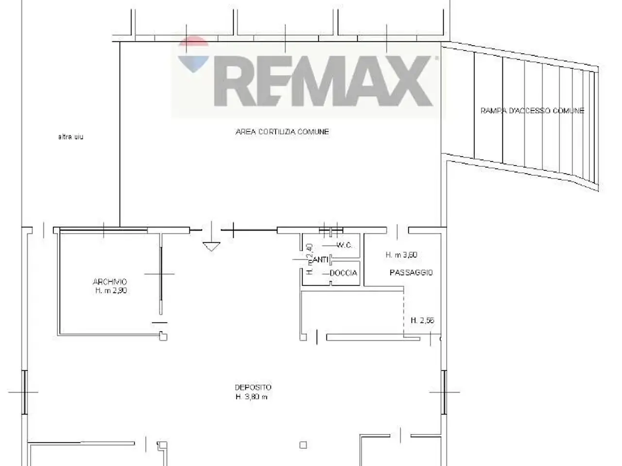 Magazzino in Via Nazionale Emilia 99, Noceto, {3} - Planimetria 1