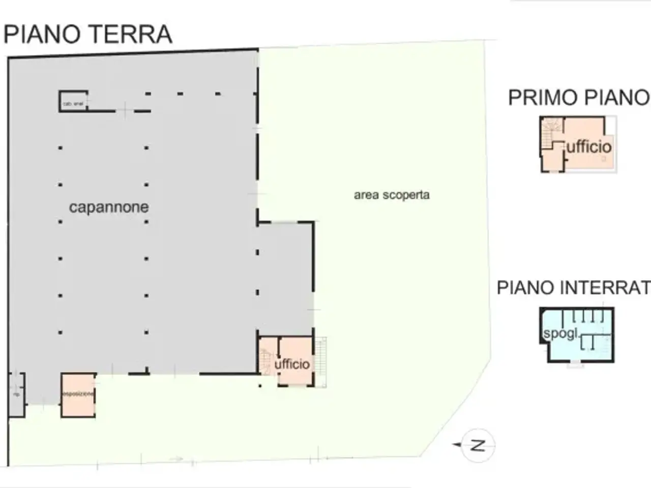 Capannone in Via XXIV Maggio 7, Nave, {3} - Planimetria 1
