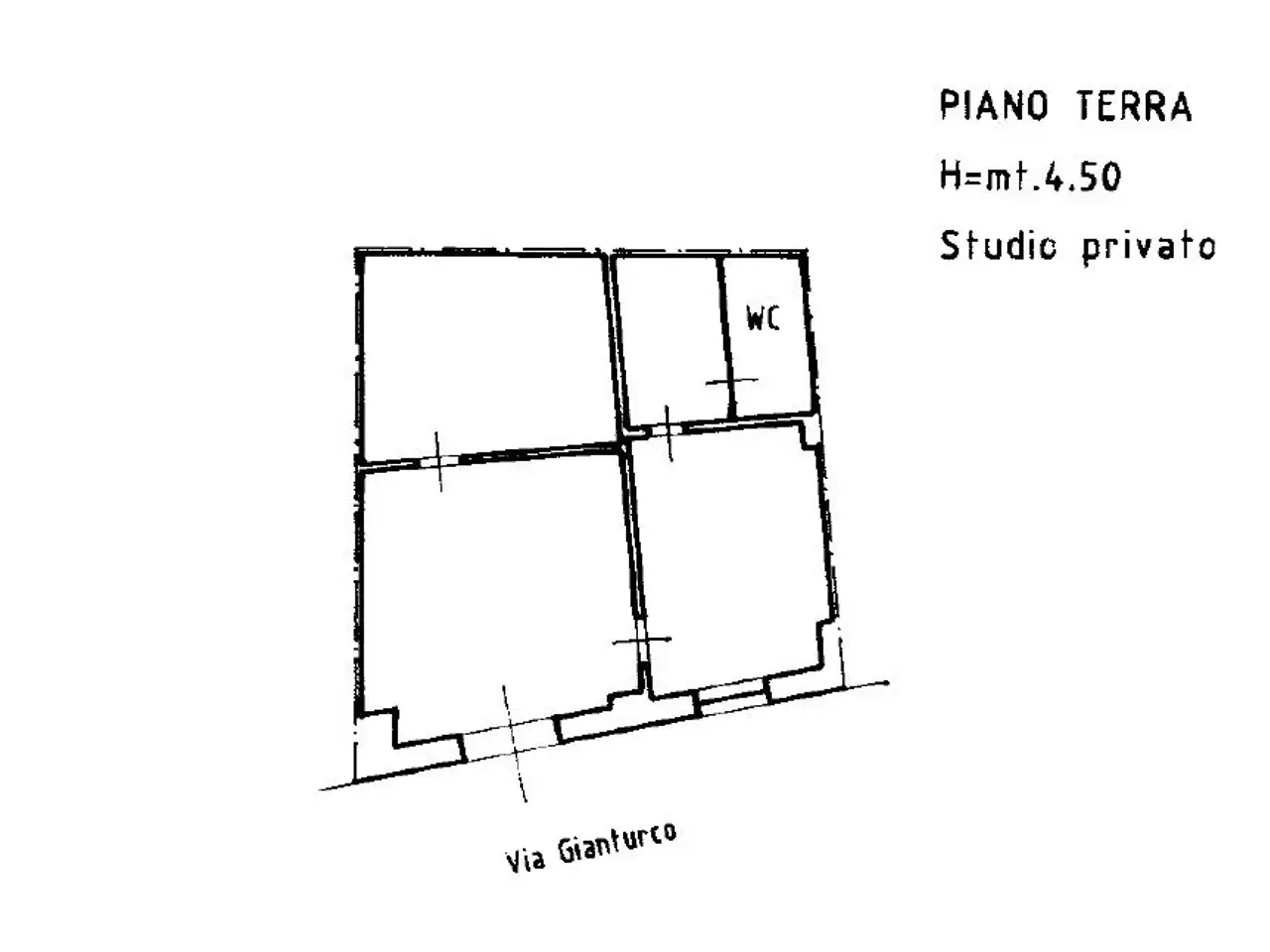 Ufficio in Via Gianturco 3, San Pietro Vernotico, {3} - Planimetria 1