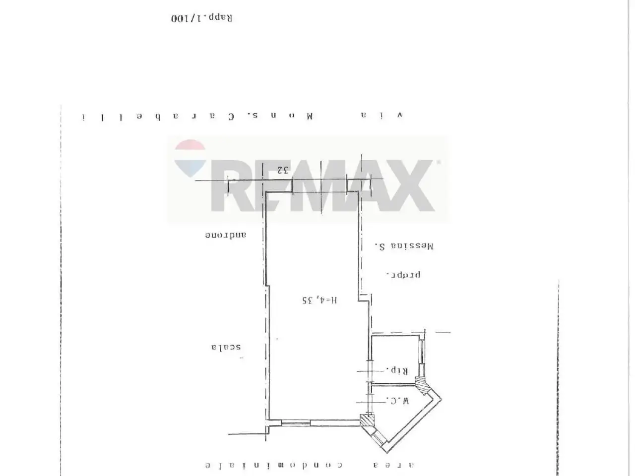 Negozio in Via M.G. Carabelli 32, Siracusa, {3} - Planimetria 1