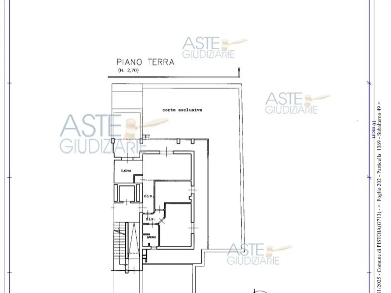 Garage in Via di S. Biagio in Cascheri, 159, 51100 Pistoia Pt, Italia 159, Pistoia, {3} - Planimetria 1