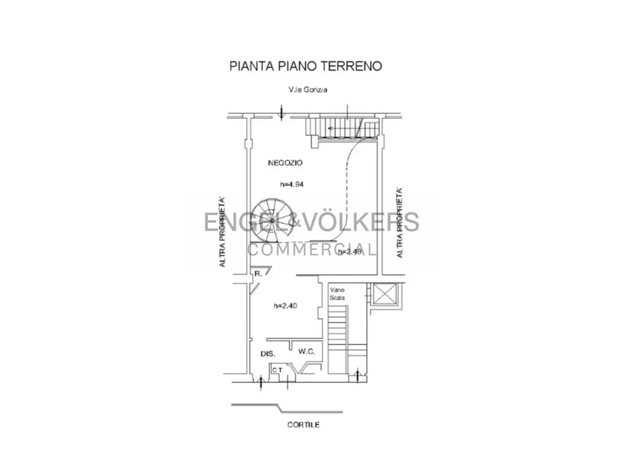 Negozio in Viale Gorizia, Milano, {3} - Planimetria 1