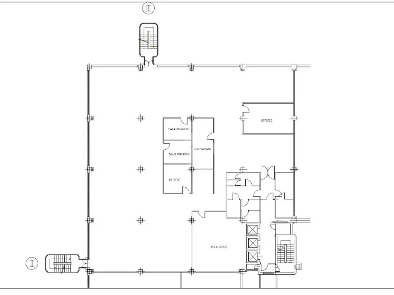 Ufficio in Via Milanofiori, Assago, {3} - Planimetria 1