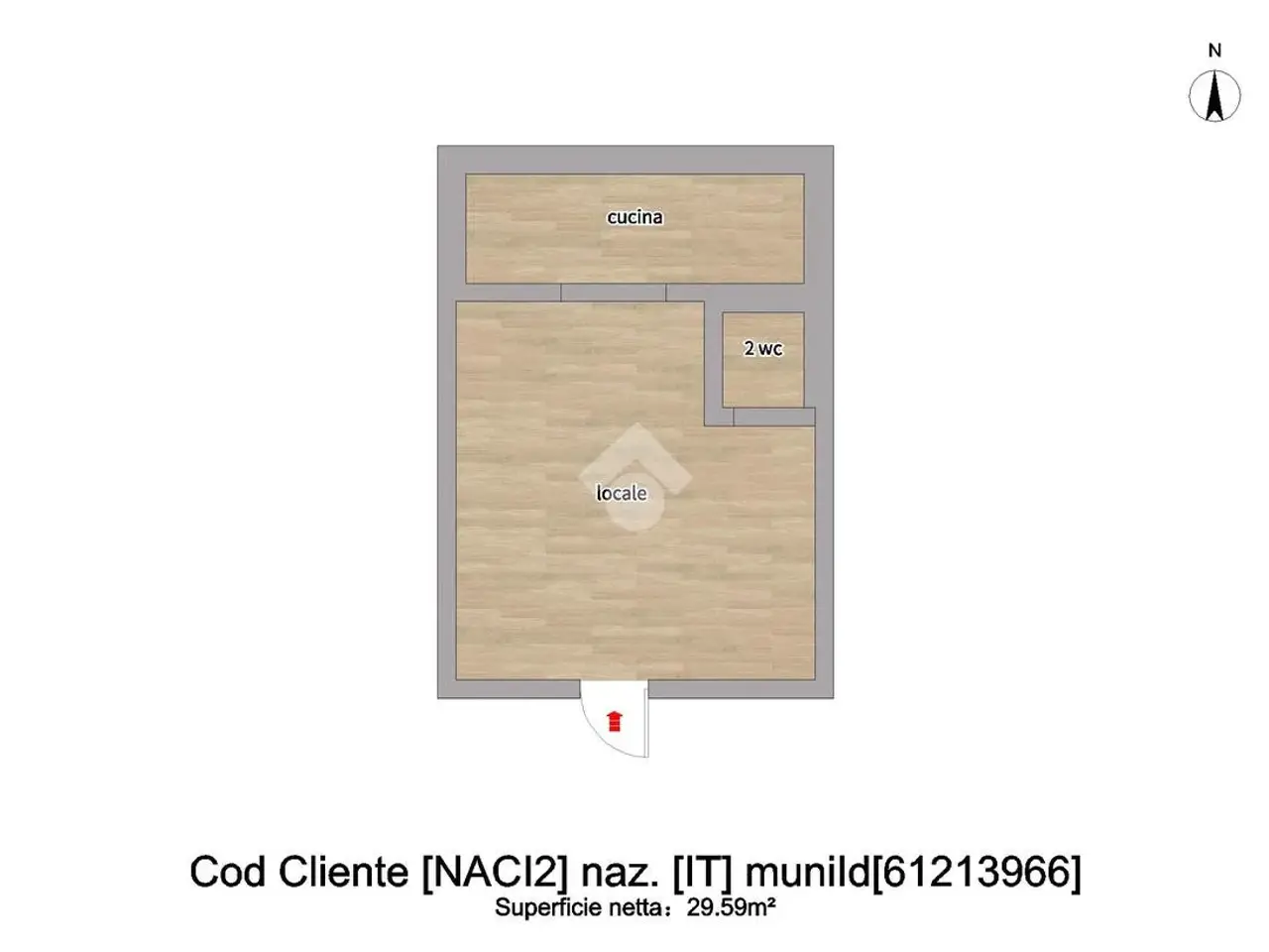 Negozio in Via Vicinale S. Donato 5, Napoli, {3} - Planimetria 1