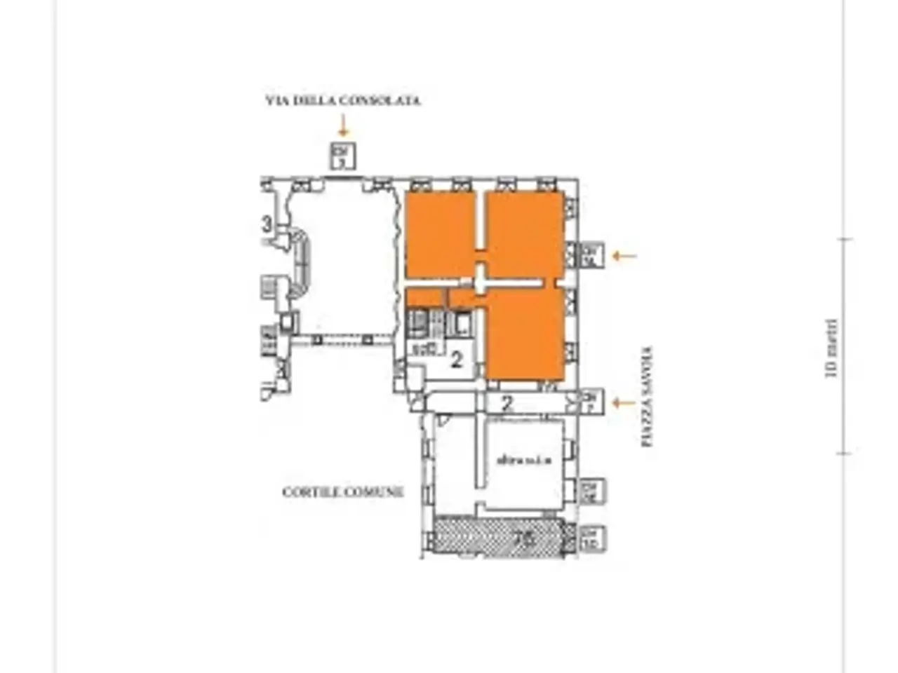 Negozio in Piazza Savoia, Torino, {3} - Planimetria 1