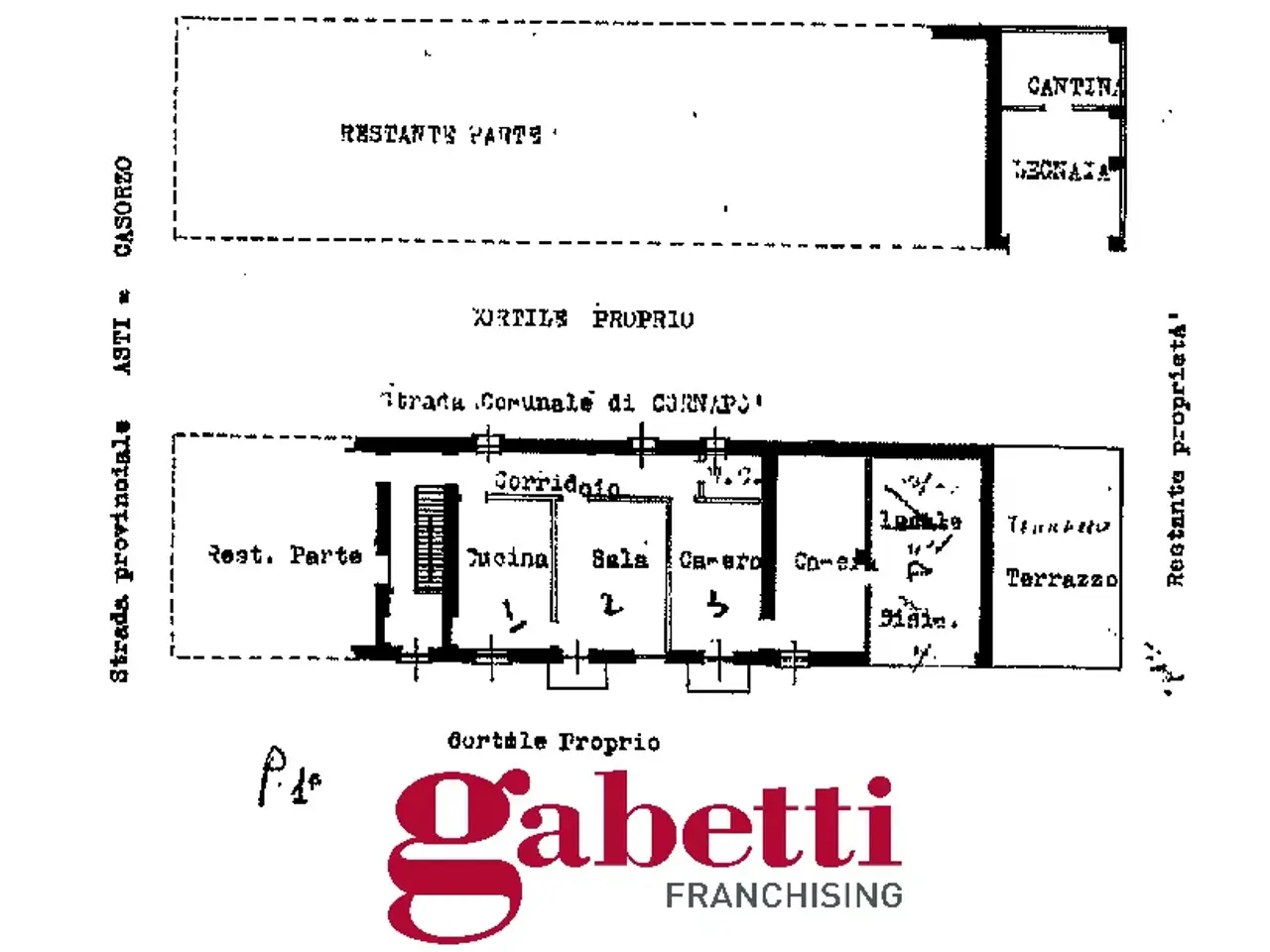 Ristorante in Via Cornapo' 135, Portacomaro, {3} - Planimetria 1