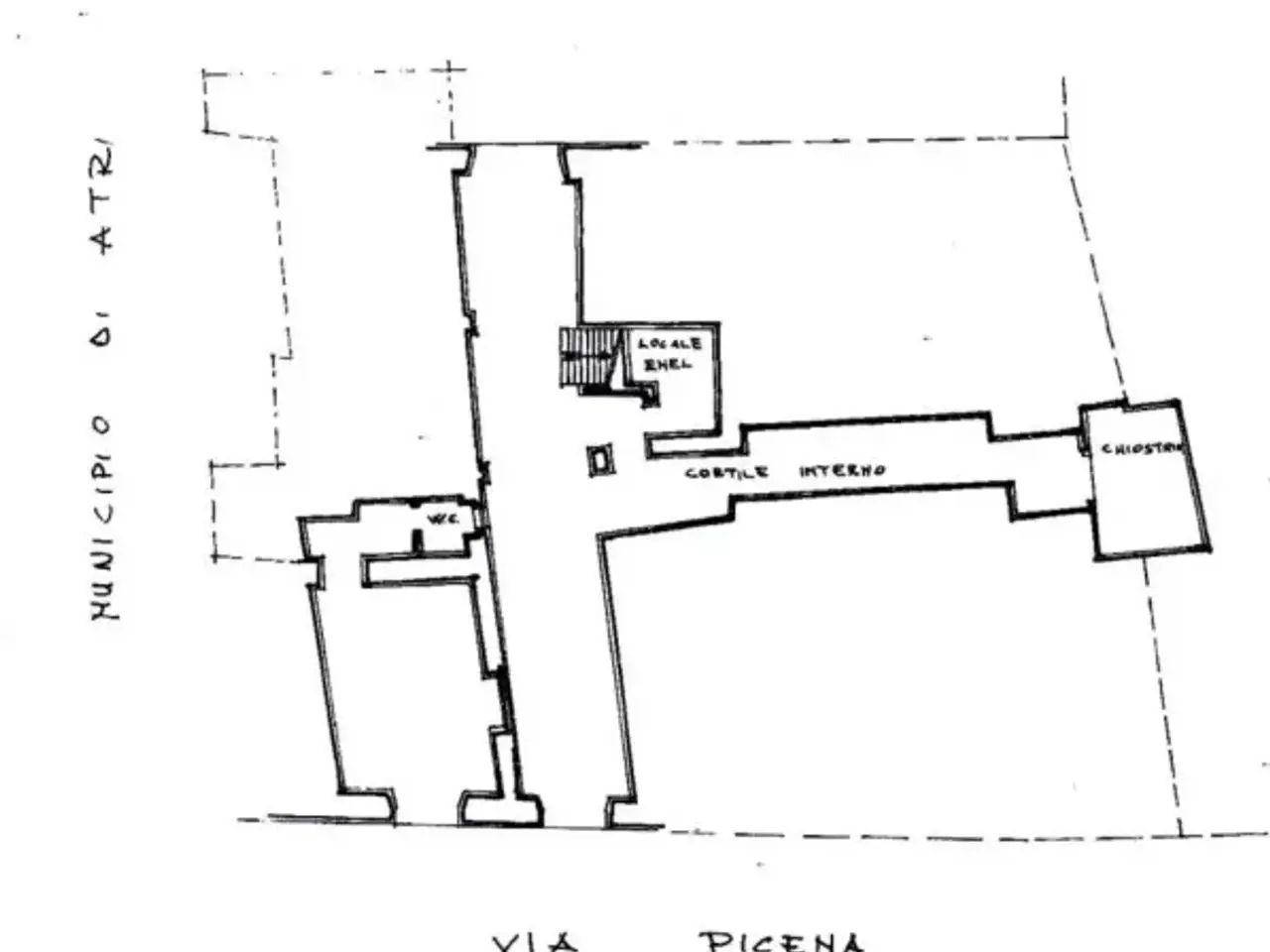 Negozio in Via Picena, Atri, {3} - Planimetria 1