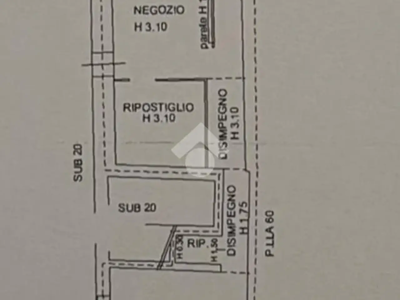 Negozio in Corso Mazzini 116, Forli', {3} - Planimetria 1