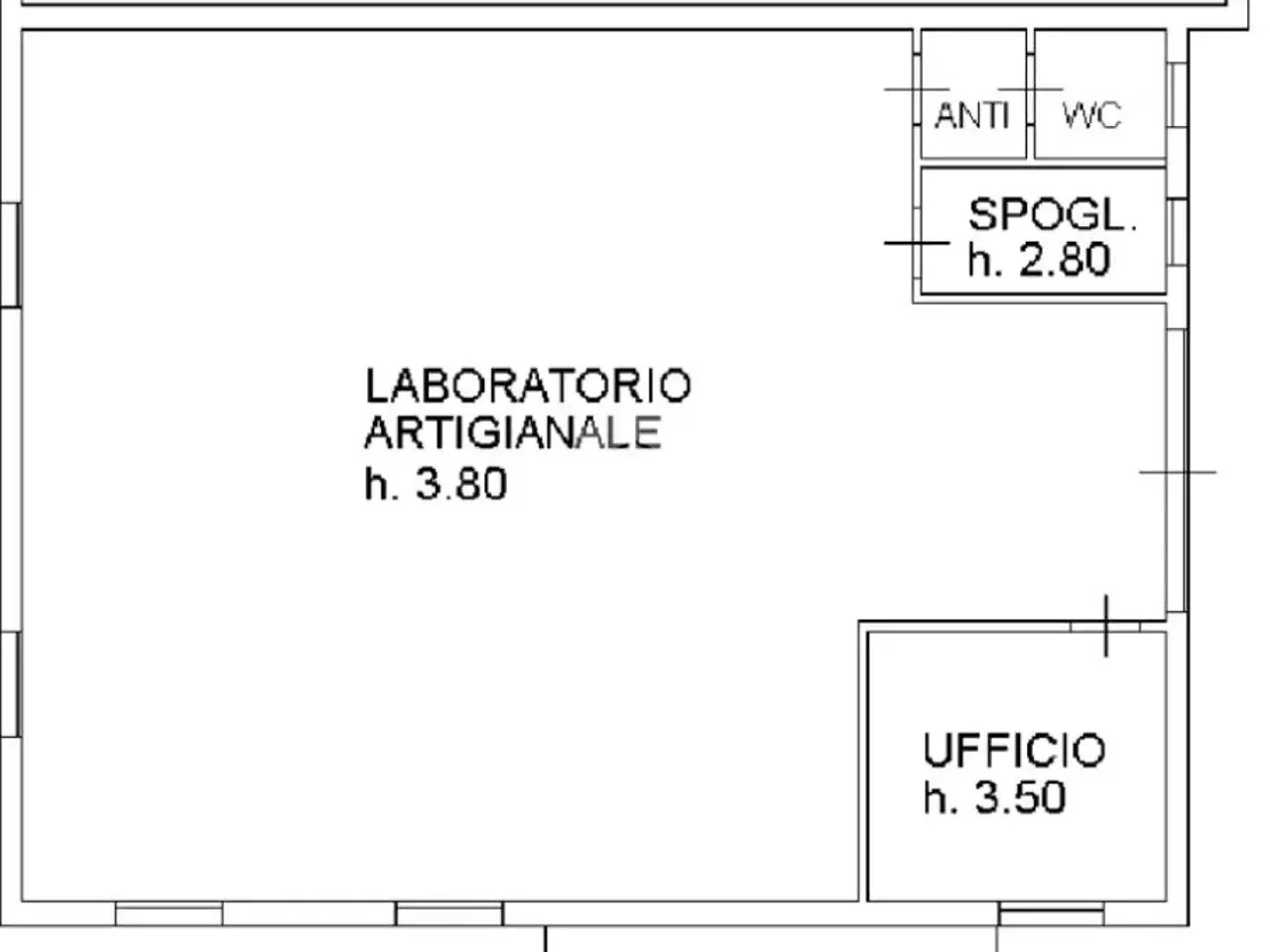 Magazzino in Via Pava 2, Vigonovo, {3} - Planimetria 1