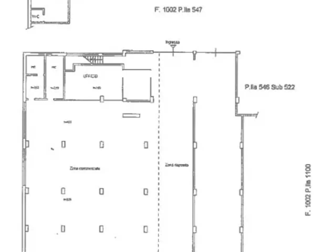 Magazzino in Via Tuscolana 1890, Roma, {3} - Planimetria 1