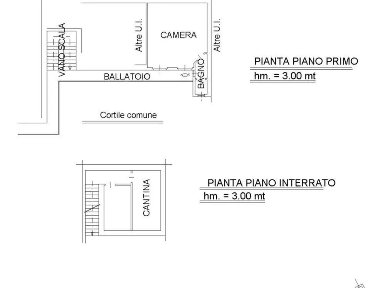 Einzimmerwohnung in Via Ciamarella 7, Torino - Grundriss 1