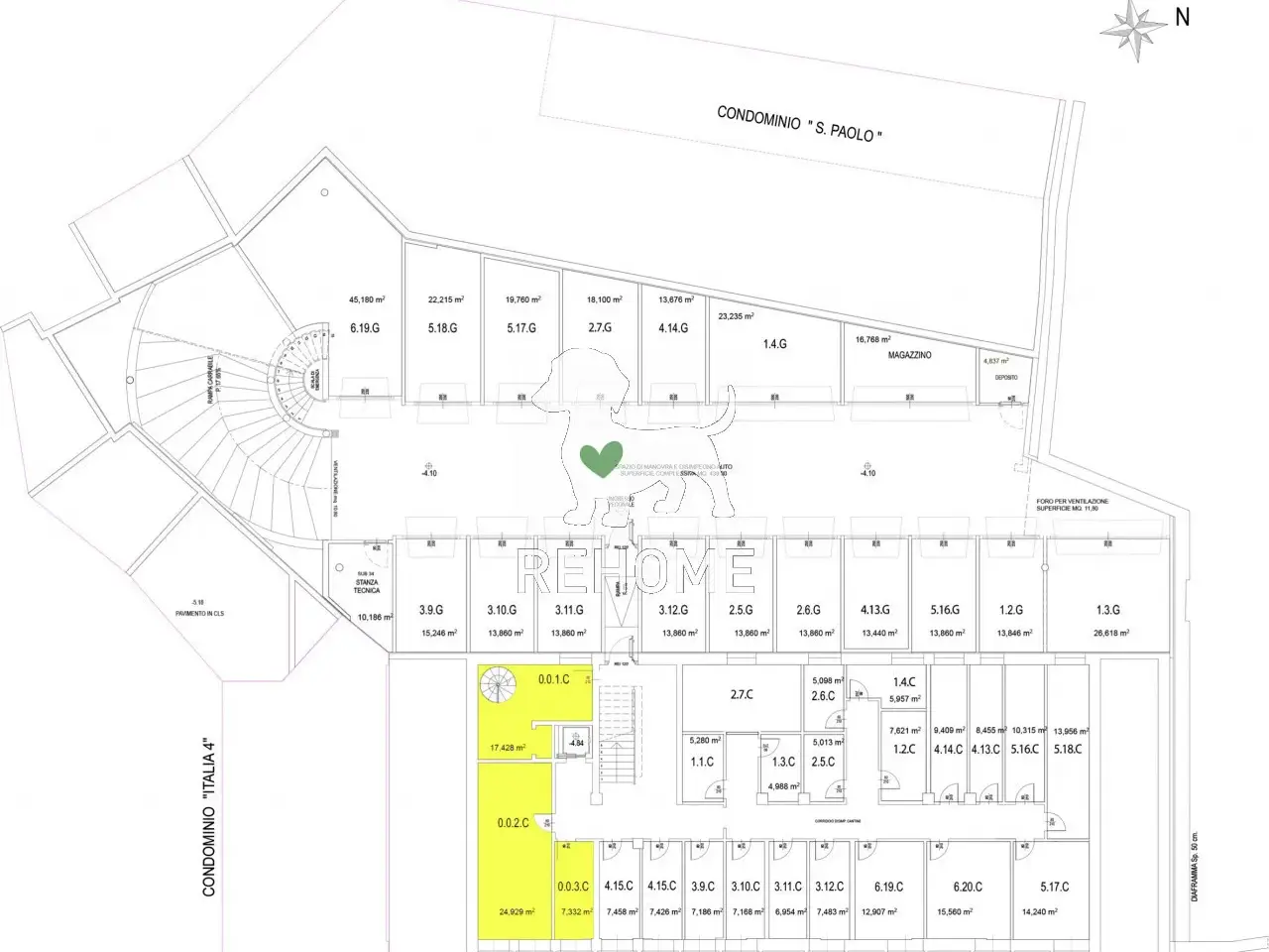 Esercizio commerciale in Piazzetta Costantini, Pordenone, {3} - Planimetria 1