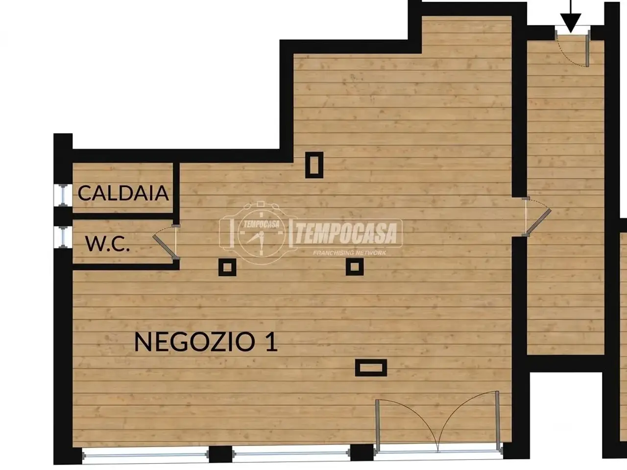 Negozio in Via del Centenario 52, Olgiate Molgora, {3} - Planimetria 1