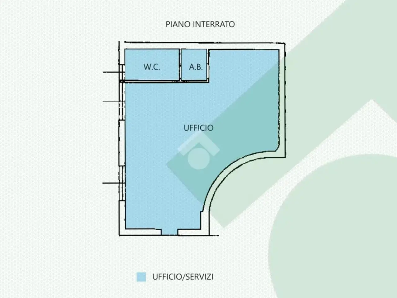 Ufficio in Via Volta, Rho, {3} - Planimetria 1
