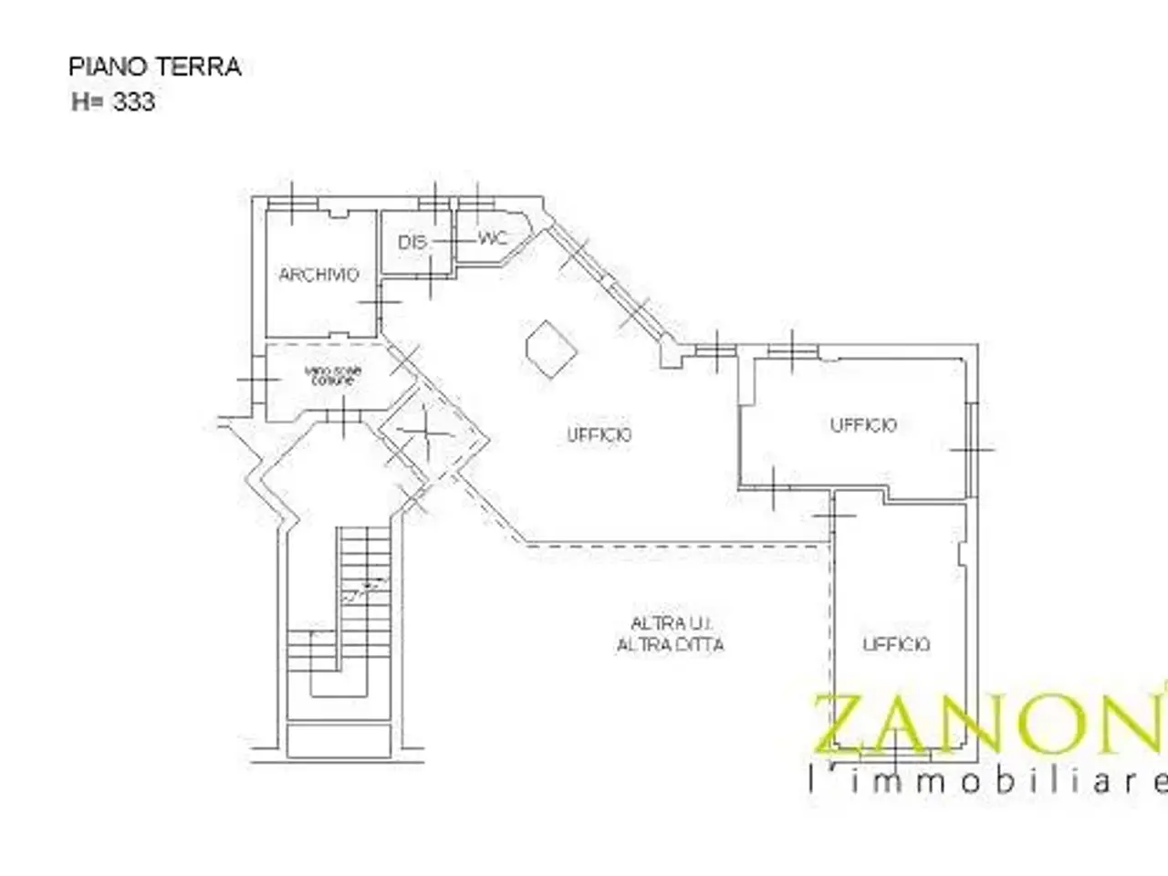 Ufficio in Viale XXIV Maggio 7, Gorizia, {3} - Planimetria 1