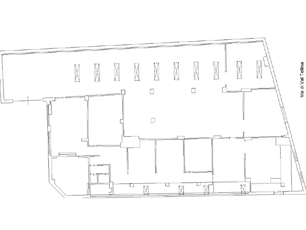 Magazzino in Via di Val Tellina 71, Roma, {3} - Planimetria 1