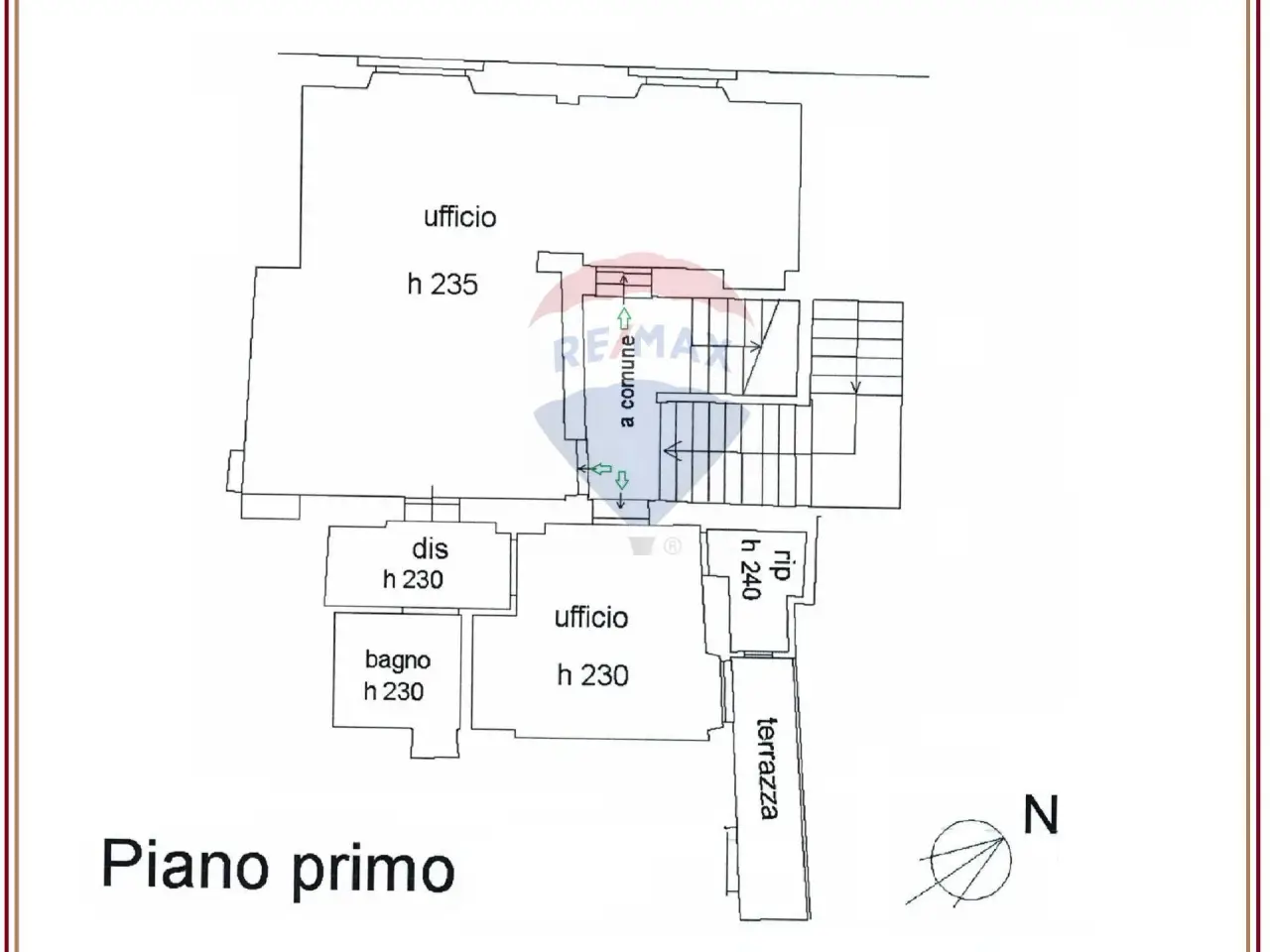Ufficio in Piazza Varchi 14, Montevarchi, {3} - Planimetria 1