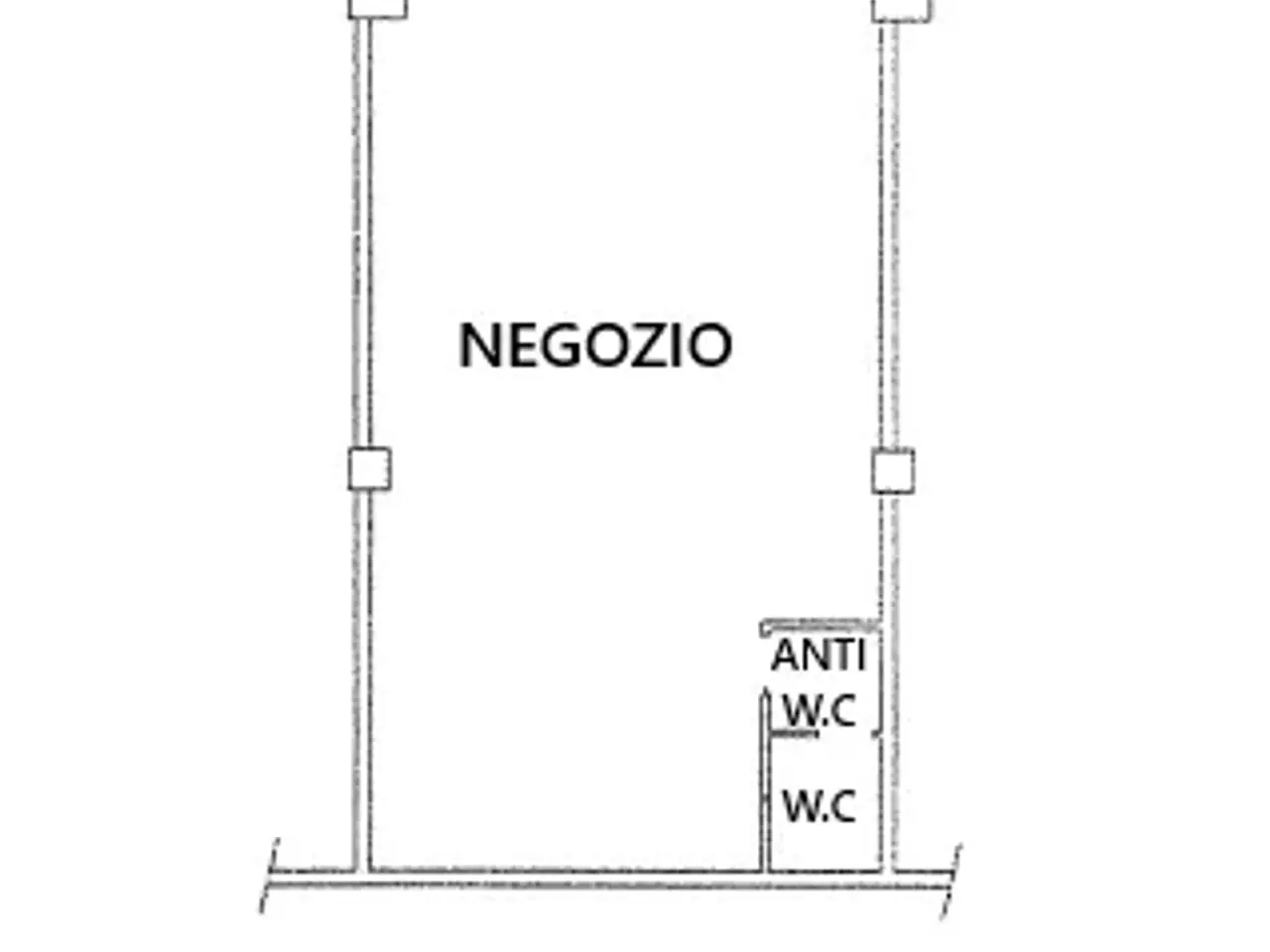 Negozio in Via Gerardo Dottori 73/C, Perugia, {3} - Planimetria 1