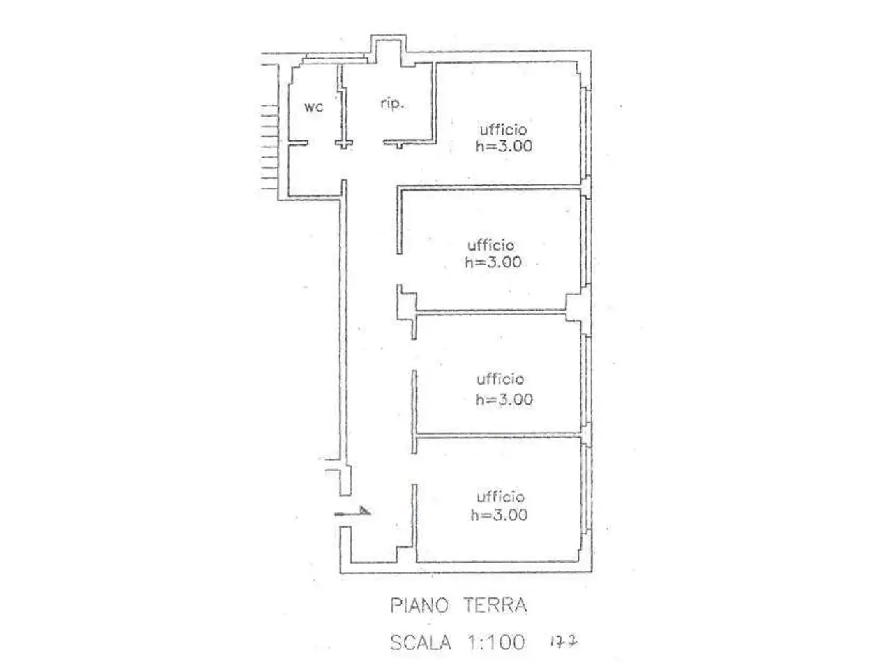 Ufficio in Via Campo di Marte 6/a, Perugia, {3} - Planimetria 1