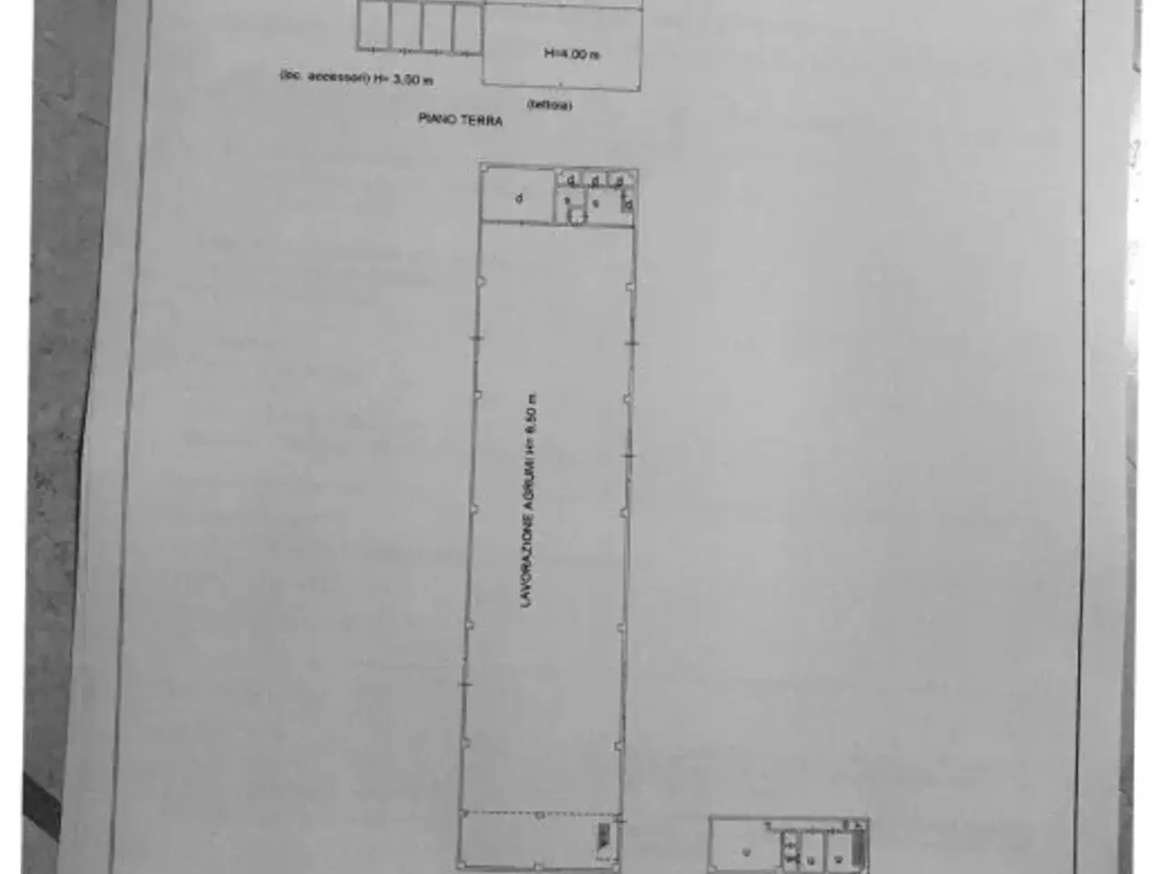 Capannone in Via Anzalone 12, Acireale, {3} - Planimetria 1