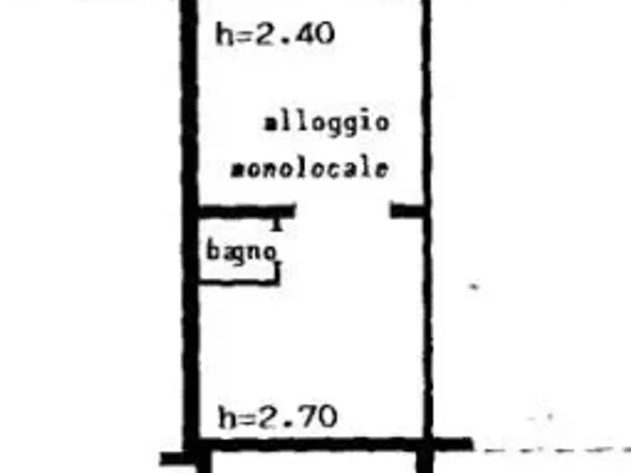 Monolocale in vendita, Via Monte Grande 3a, Lizzano in Belvedere - Planimetria 1