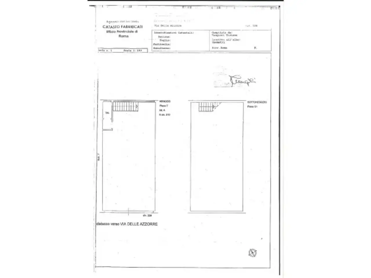 Negozio in Via delle Azzorre, Roma, {3} - Planimetria 1