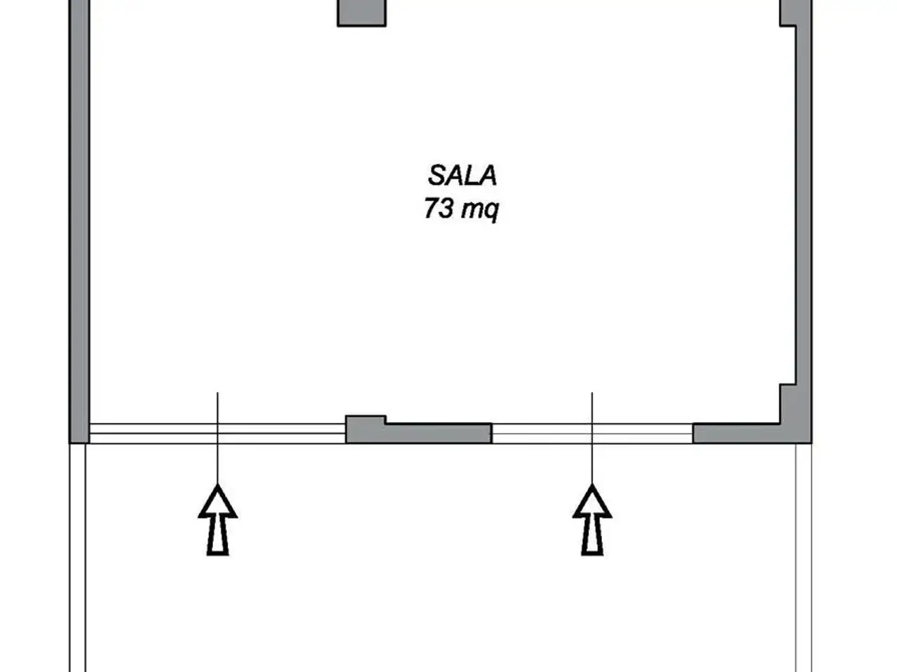 Negozio in Via Sant'Andrea, Cagliari, {3} - Planimetria 1