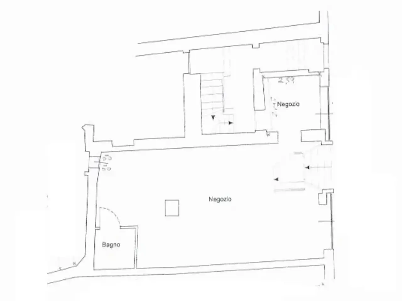 Negozio in Via Collegio di Spagna 3, Bologna, {3} - Planimetria 1