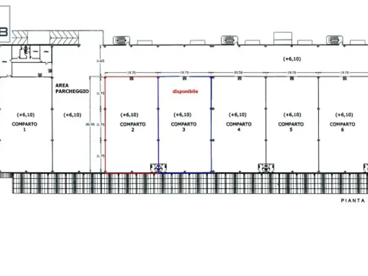 Capannone in Strada Consorziale Zona Industriale Snc, Teverola, {3} - Planimetria 1
