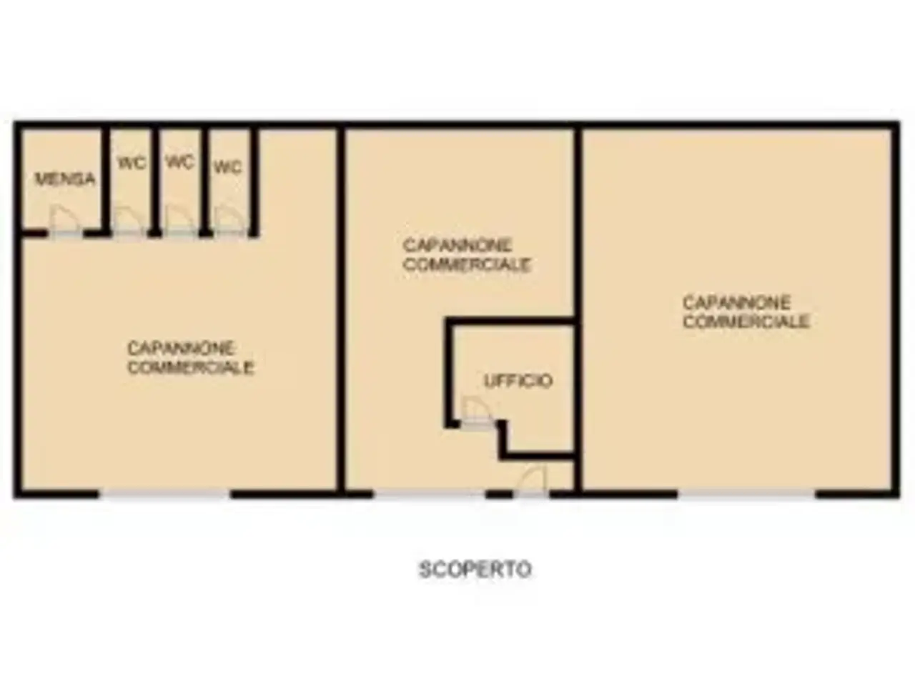 Capannone in Via del Molino 2, San Giovanni Al Natisone, {3} - Planimetria 1