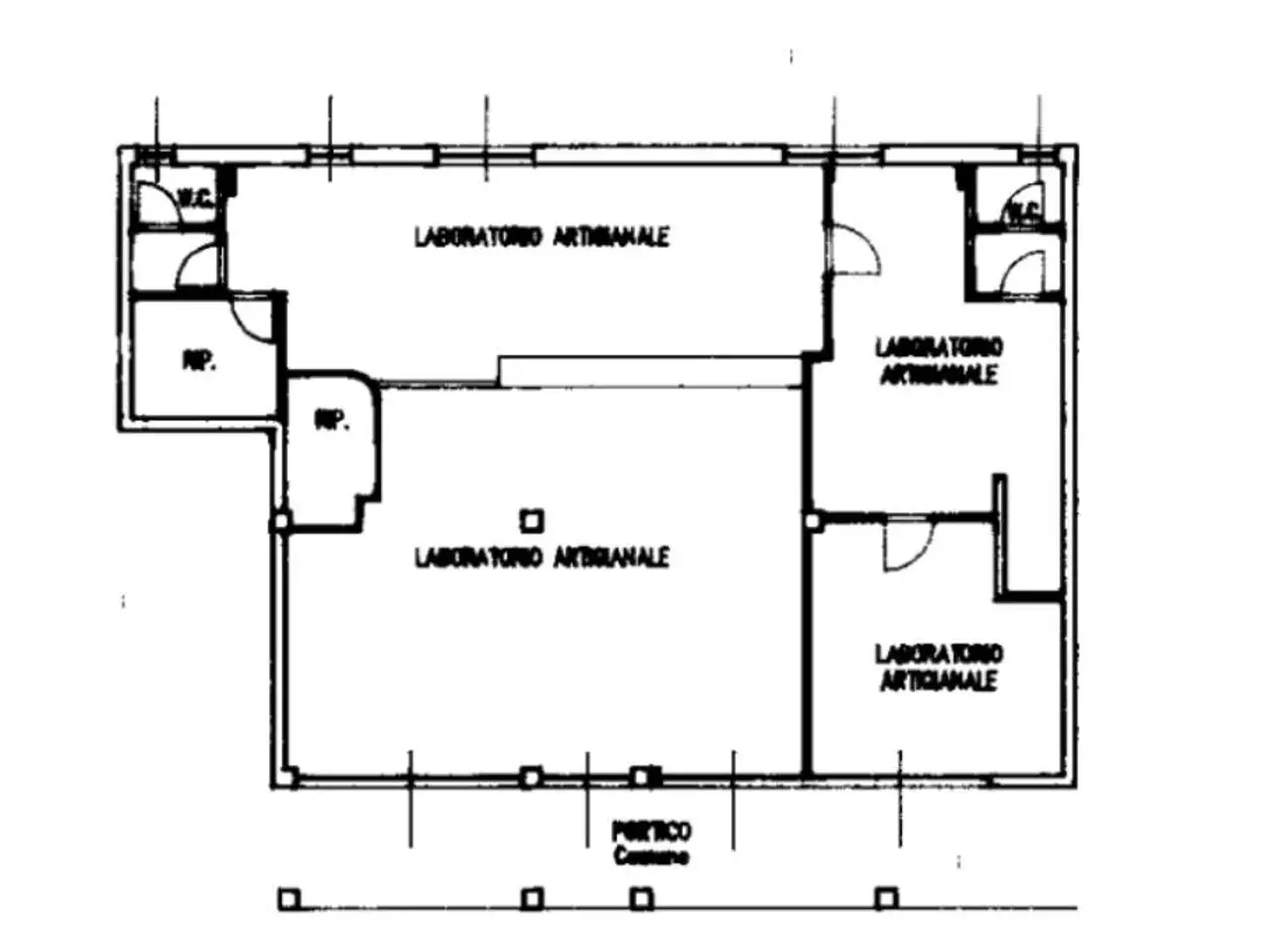 Laboratorio in Via Adua 24, Reggio Emilia, {3} - Planimetria 1