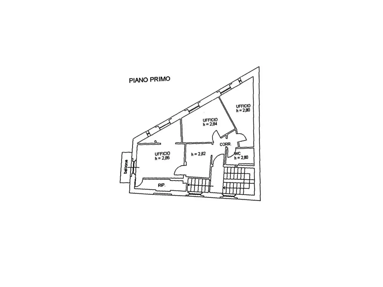 Ufficio in Via Toti, Fabriano, {3} - Planimetria 1